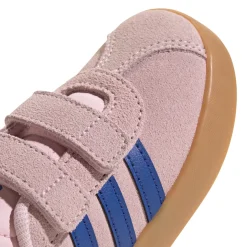 Scarpe da Primi Passi Bambina rosa con strappo adidas VL COURT 3.0