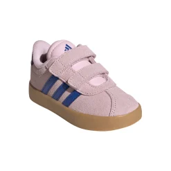 Scarpe da Primi Passi Bambina rosa con strappo adidas VL COURT 3.0