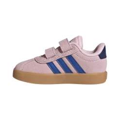 Scarpe da Primi Passi Bambina rosa con strappo adidas VL COURT 3.0