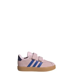 Scarpe da Primi Passi Bambina rosa con strappo adidas VL COURT 3.0
