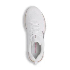 Scarpe da running bianche da Donna con logo dorato e Memory Foam Skechers