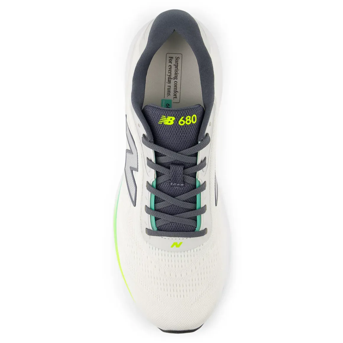 Scarpe da running bianche da Uomo New Balance 680 Fresh Foam