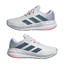 Scarpe da running bianche da uomo adidas Questar 3 Cloudfoam in mesh