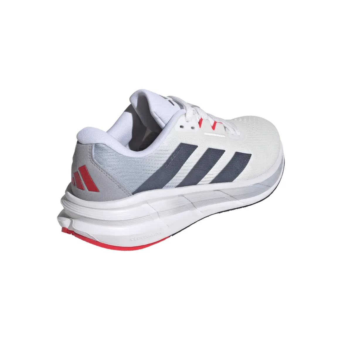 Scarpe da running bianche da uomo adidas Questar 3 Cloudfoam in mesh