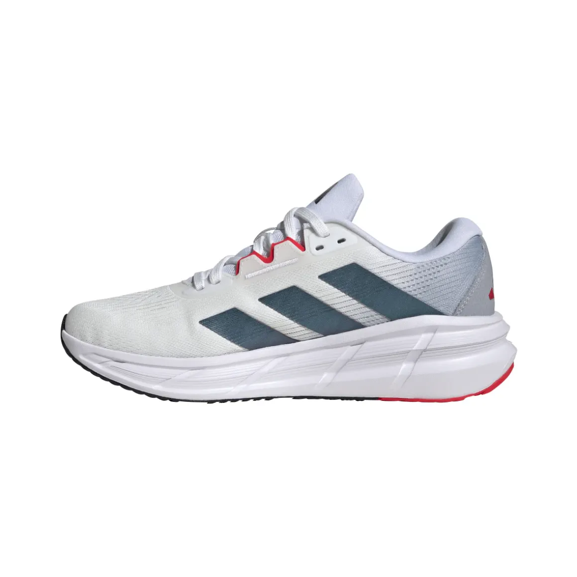 Scarpe da running bianche da uomo adidas Questar 3 Cloudfoam in mesh