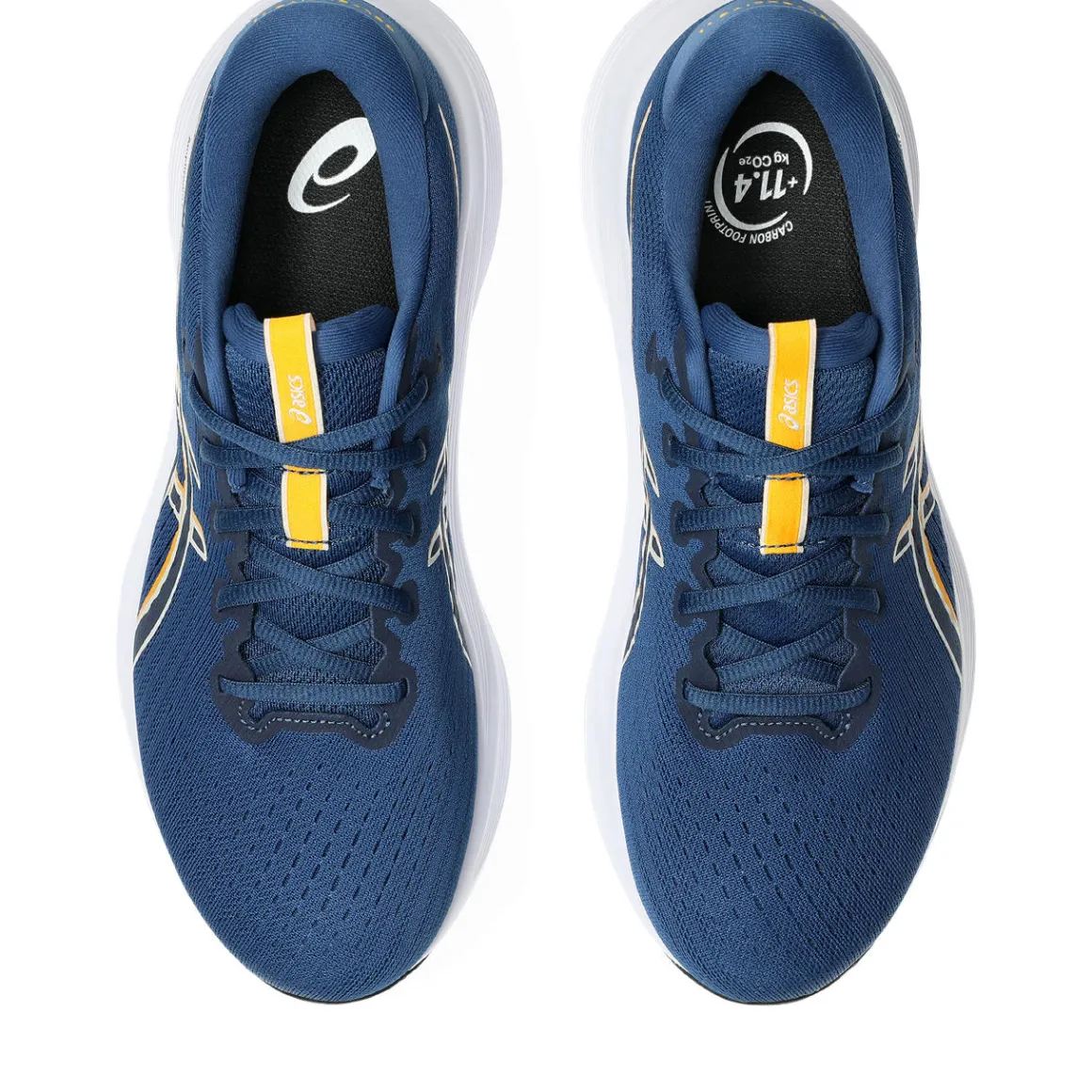 Scarpe da running da uomo blu Asics Gel-Excite 11 in tessuto mesh