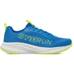 Scarpe da running da uomo blu con dettagli giallo fluo GymRun
