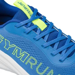 Scarpe da running da uomo blu con dettagli giallo fluo GymRun