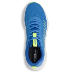 Scarpe da running da uomo blu con dettagli giallo fluo GymRun