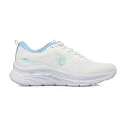 Scarpe da Running Donna bianche con dettagli azzurri GymRun