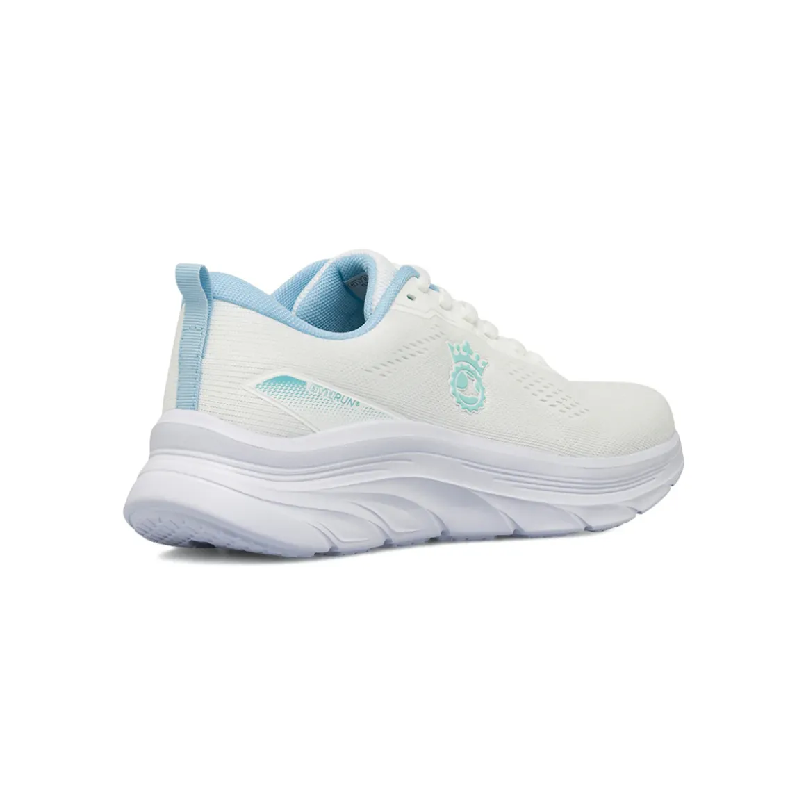 Scarpe da Running Donna bianche con dettagli azzurri GymRun