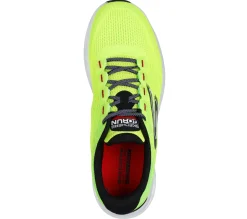 Scarpe da running gialle da uomo con ammortizzazione Hyper Burst Skechers GO RUN Swirl Tech Speed -