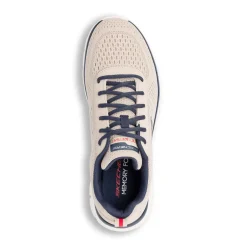 Scarpe da running taupe da Uomo con soletta Memory Foam Skechers Track