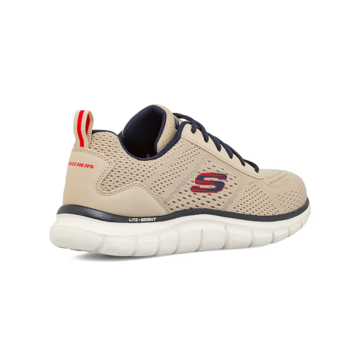 Scarpe da running taupe da Uomo con soletta Memory Foam Skechers Track