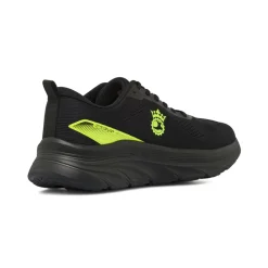 Scarpe da Running uomo nere con dettagli fluo GymRun
