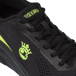 Scarpe da Running uomo nere con dettagli fluo GymRun