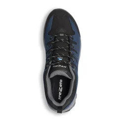 Scarpe da trekking basse da Uomo blu e nere impermeabili Trezeta