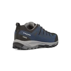 Scarpe da trekking basse da Uomo blu e nere impermeabili Trezeta