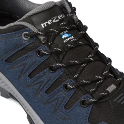 Scarpe da trekking basse da Uomo blu e nere impermeabili Trezeta