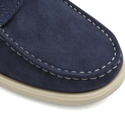 Scarpe da vela Blu da Uomo effetto scamosciato Lumberjack