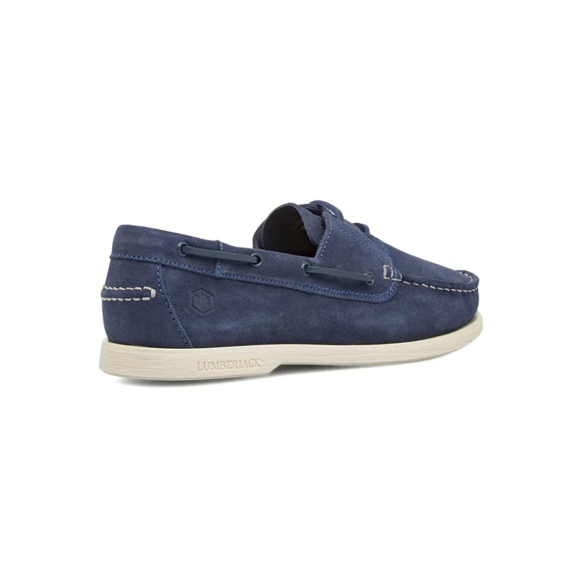 Scarpe da vela Blu da Uomo effetto scamosciato Lumberjack