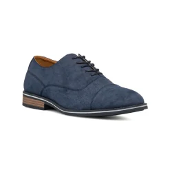 Scarpe Eleganti Uomo blu con dettagli traforati Riflessi Urbani
