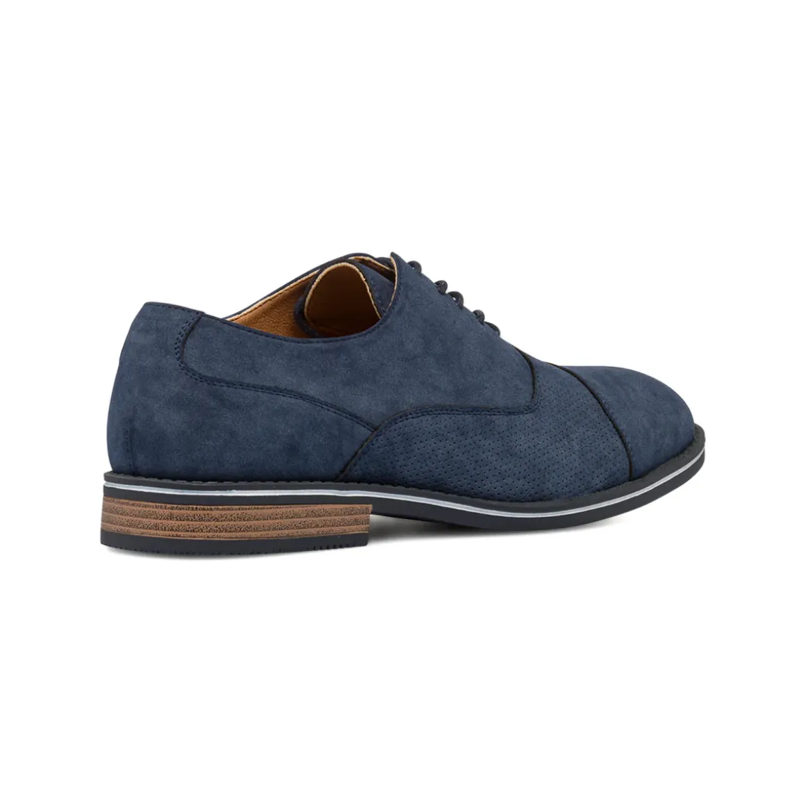 Scarpe Eleganti Uomo blu con dettagli traforati Riflessi Urbani