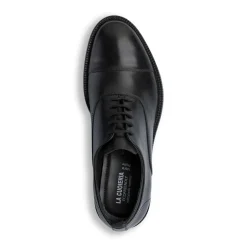 Scarpe Eleganti Uomo nere in Pelle con allacciatura oxford La Cuoieria