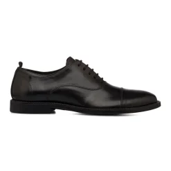 Scarpe Eleganti Uomo nere in Pelle con allacciatura oxford La Cuoieria