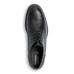 Scarpe Eleganti Uomo nere in pelle con allacciatura Derby La Cuoieria