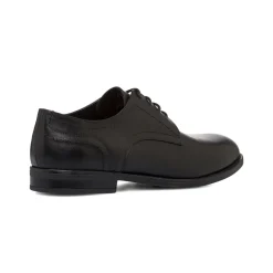 Scarpe Eleganti Uomo nere in pelle con allacciatura Derby La Cuoieria