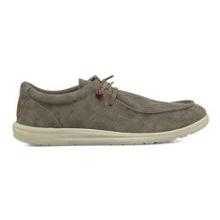 Scarpe grigie da Uomo in tela con lacci elastici Riflessi Urbani
