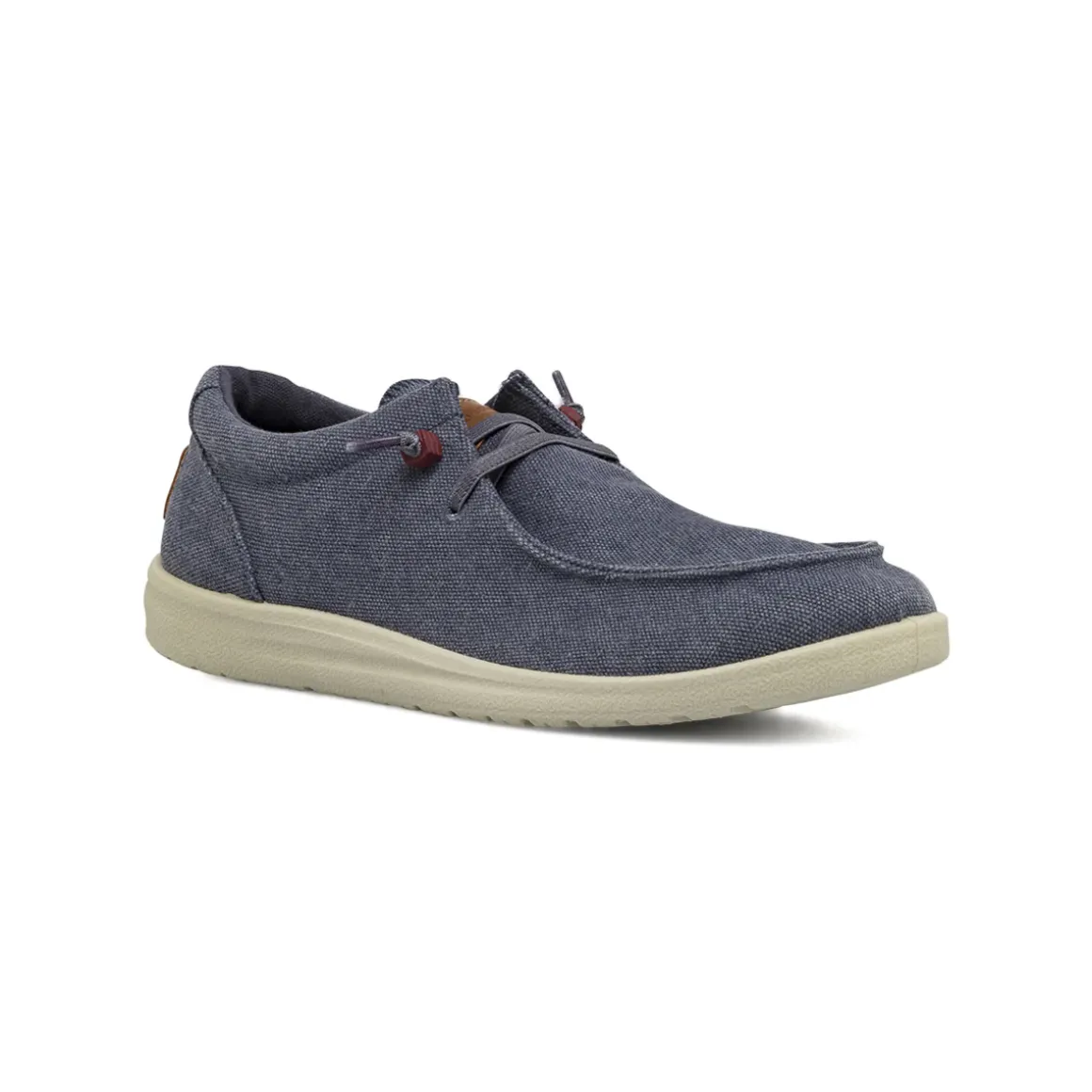 Scarpe in tela da Uomo blu con lacci elastici Riflessi Urbani