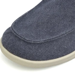 Scarpe in tela da Uomo blu con lacci elastici Riflessi Urbani