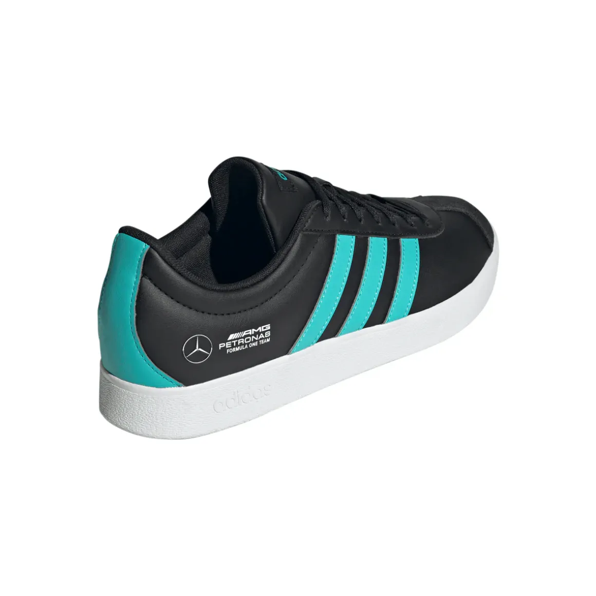 Scarpe Nere con dettagli turchesi adidas x Mercedes-AMG Petronas F1 Team VL Court