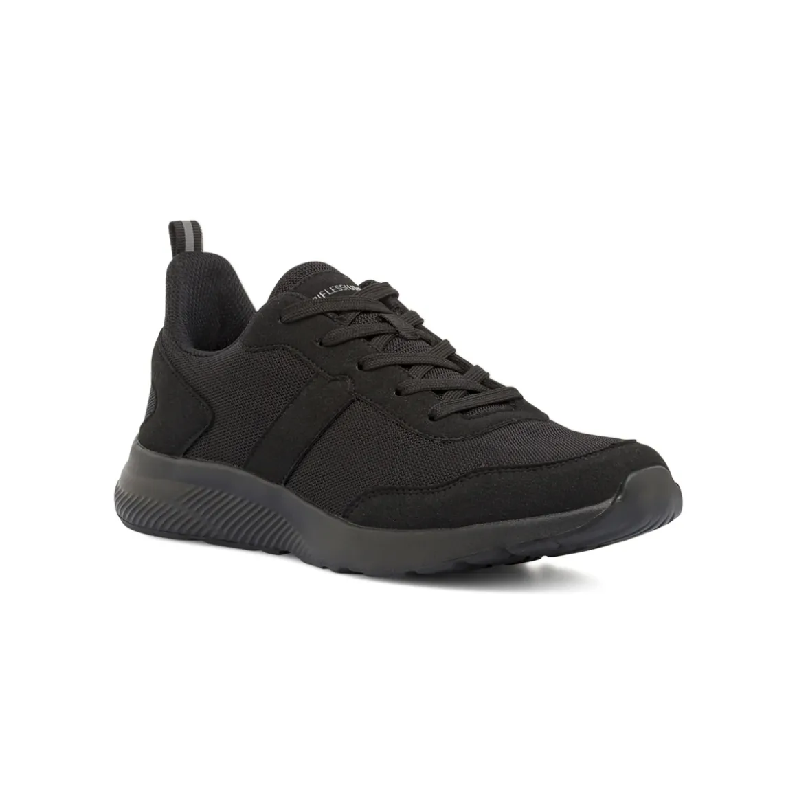 Scarpe nere da Uomo con dettagli effetto scamosciato Riflessi Urbani