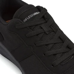 Scarpe nere da Uomo con dettagli effetto scamosciato Riflessi Urbani