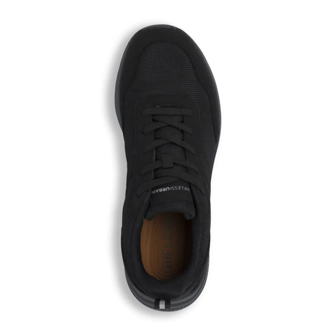 Scarpe nere da Uomo con dettagli effetto scamosciato Riflessi Urbani