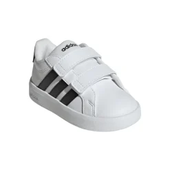 Scarpe Primi Passi Bambino bianche con strappo adidas Grand Court 3.0