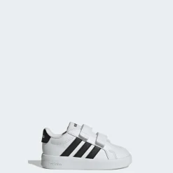 Scarpe Primi Passi Bambino bianche con strappo adidas Grand Court 3.0