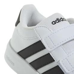 Scarpe Primi Passi Bambino bianche con strappo adidas Grand Court 3.0