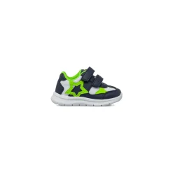 Scarpe Primi Passi Bambino Blu navy con stella verde Chicco