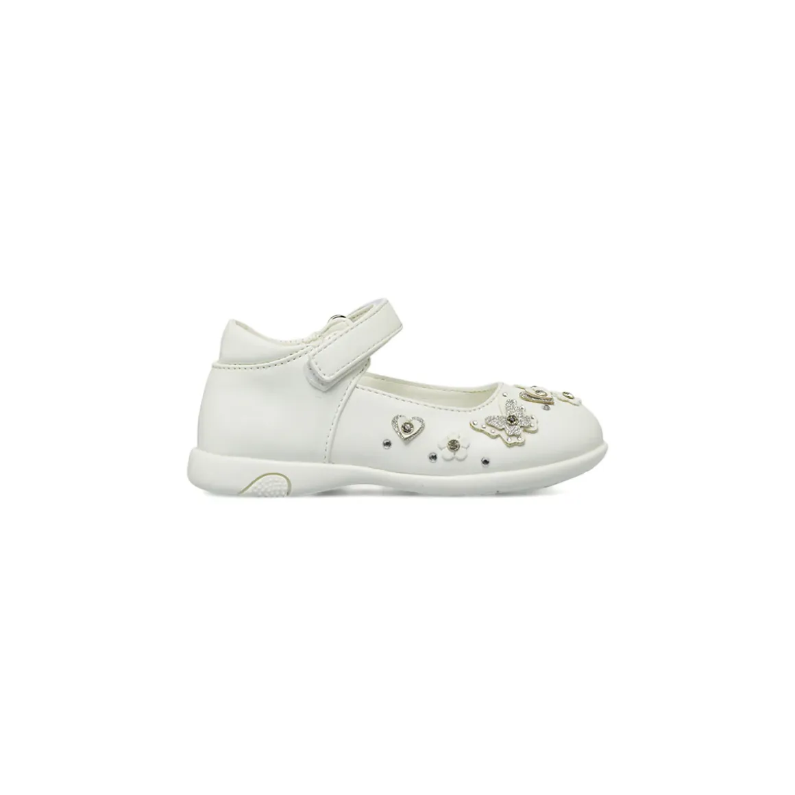 Scarpe primi passi bianche Bambina con glitter Le scarpe di Alice