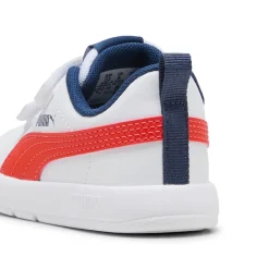 Scarpe Primi passi bianche da Bambino con chiusura a strappo Courtflex V3 V Puma