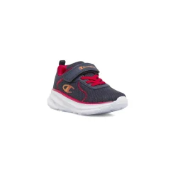 Scarpe primi passi blu da Bambino in mesh con strappo Champion