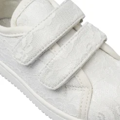 Scarpe Primi Passi da bambina Le scarpe di Alice bianche in pizzo
