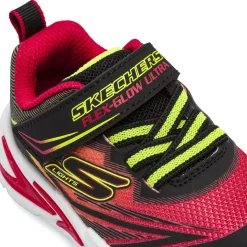 Scarpe primi passi da Bambino rosse con luci Skechers Flex-Glow Ultra