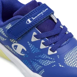 Scarpe primi passi da Bambino blu con strappo e luci Champion WAVE