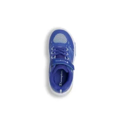Scarpe primi passi da Bambino blu con strappo e luci Champion WAVE