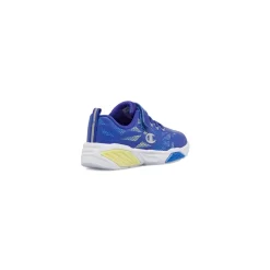 Scarpe primi passi da Bambino blu con strappo e luci Champion WAVE